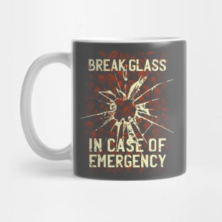 Emergency Glass Design Mug